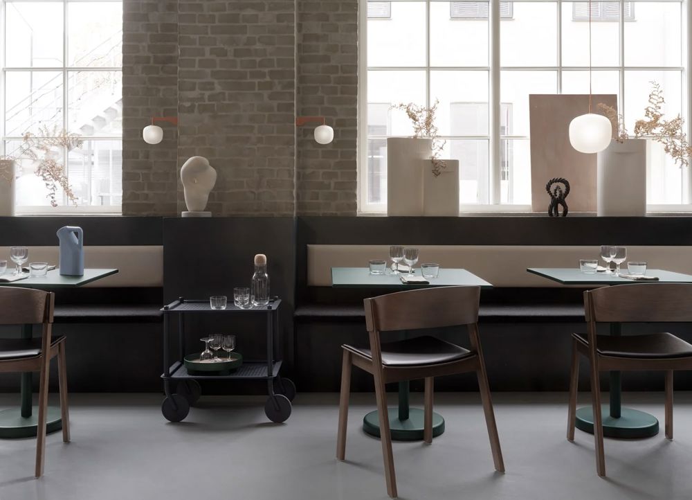 cover side chair stained dark brown refine leather black linear steel cafe table dark green flow trolley rime wall pendant muuto org