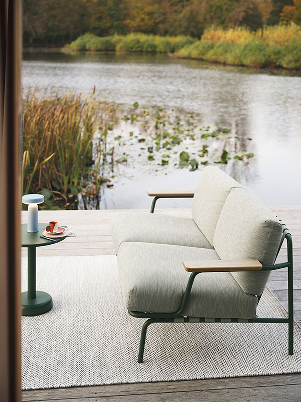 settle-2-seater-ribbed-weave-2-dark-green-ease-light-blue-linear-steel-coffee-table-ply-rug-recycled-poly-2-low-res